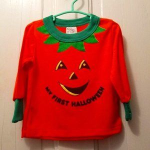 NEW Wormser Top Health Halloween Top (Size:12 mths) Super Cute! Flame Resistant!